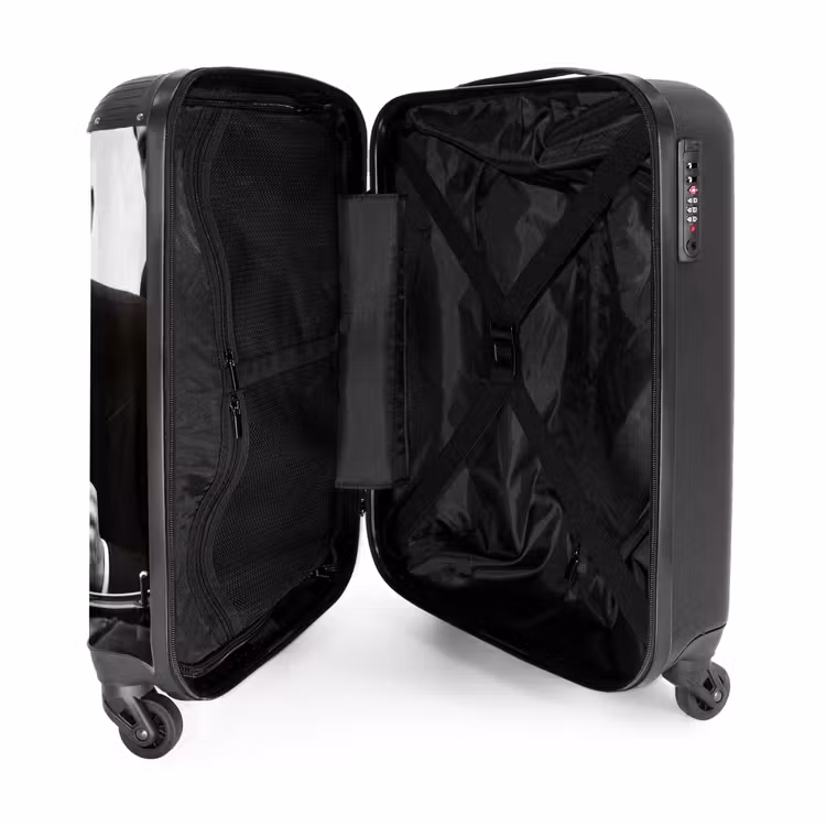 Suitcase - Photographer - Camera - Vintage - Photojournalism - Black-and-white — 3