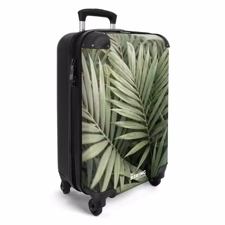 Suitcase - Plant - Palm Leaves - Nature - Green — 4