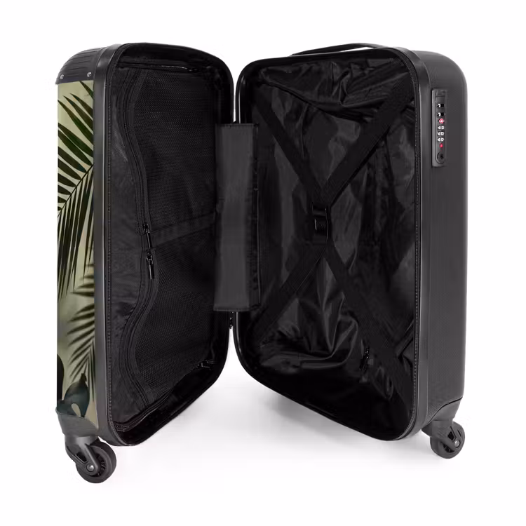 Suitcase - Plants - Leaves - Shadows - Green - Modern — 3