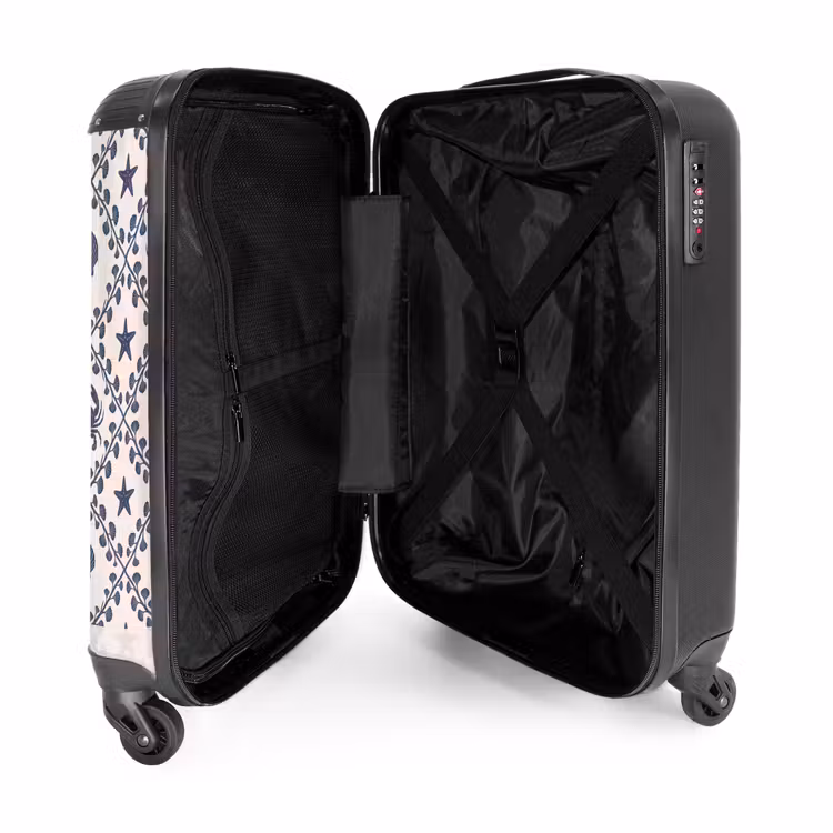 Suitcase - Sea - Crab - Starfish - Pattern - Blue — 3