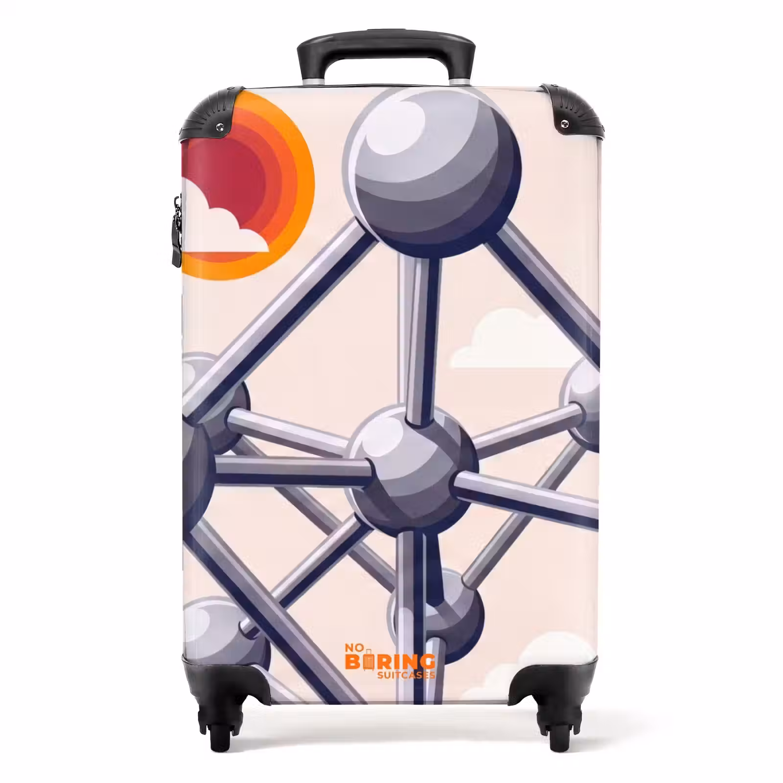 Suitcase - Architecture - Geometry - City - Modern - Gray — 1