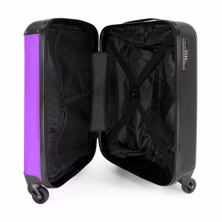 Suitcase - Architecture - Colosseum - Rome - Minimalist - Purple — 3