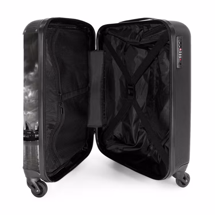 Suitcase - Architecture - Water - City - Modern - Black - White — 3