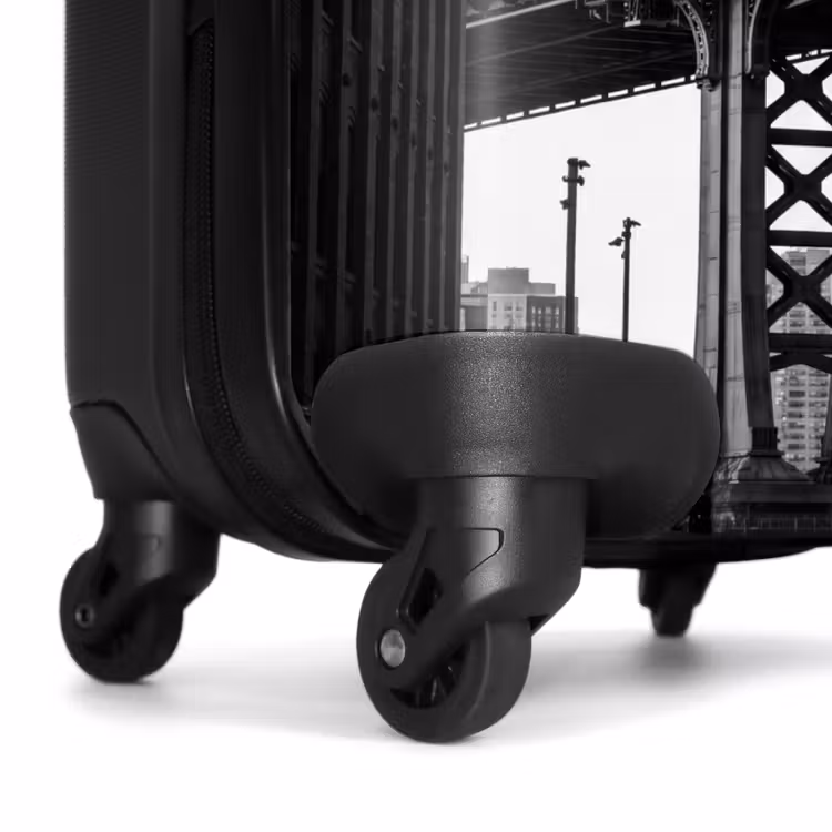 Suitcase - Bridge - City - Architecture - Modern - Black - White — 6
