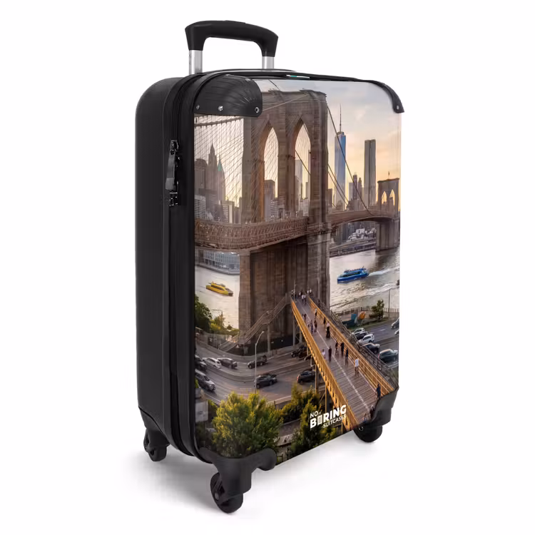 Suitcase - Bridge - River - City - Sunset - Architecture — 4