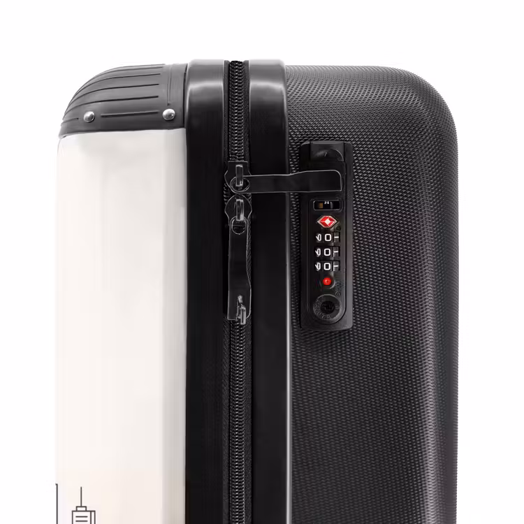Suitcase - City - Skyline - Architecture - Minimalist - Blue — 5