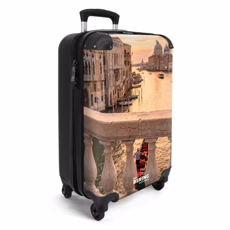 Suitcase - City - Venice - Canal - Sunrise - Architecture - Gold — 4