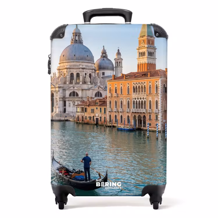 Suitcase - Gondola - Venice - Canal - Cityscape - Evening Light — 1