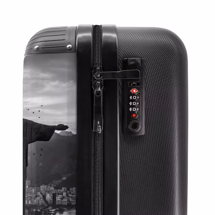 Suitcase - Monument - Cityscape - Landscape - Black - White — 5