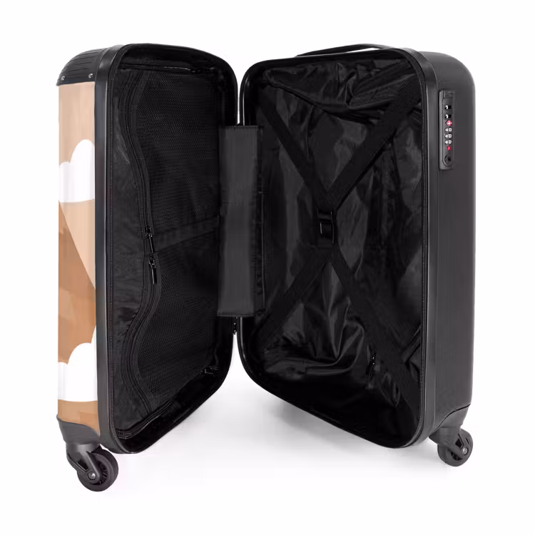 Suitcase - Pyramid - Sun - Desert - Modern - Orange — 3