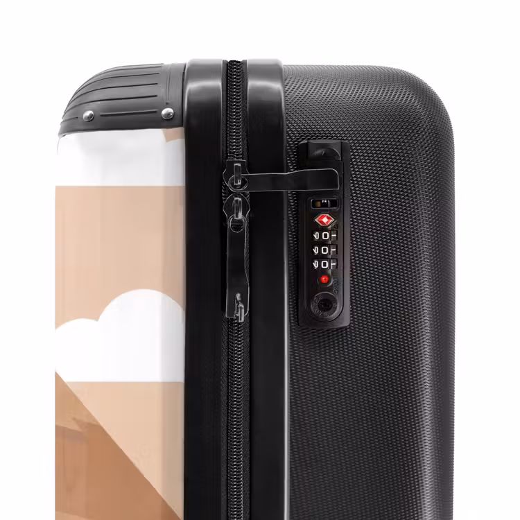 Suitcase - Pyramid - Sun - Desert - Modern - Orange — 5