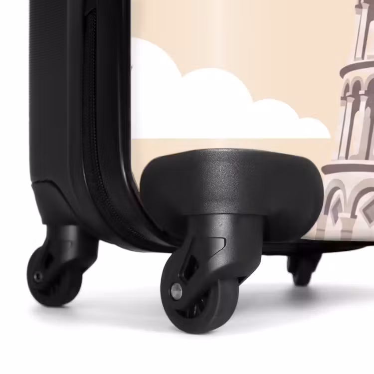 Suitcase - Tower - Pisa - Architecture - Minimalist - Beige — 6