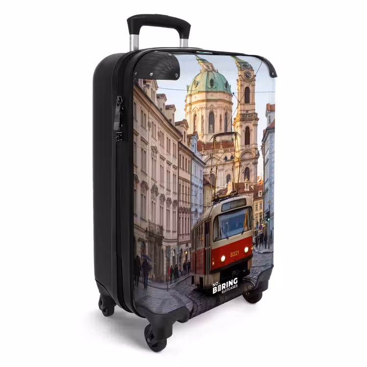 Suitcase - Tram - Street - Cityscape - Classic - Red — 4