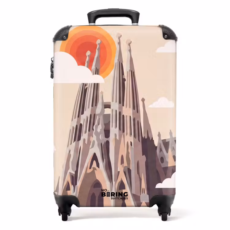 Suitcase - Building - Towers - Architecture - Abstract - Sunset — 1