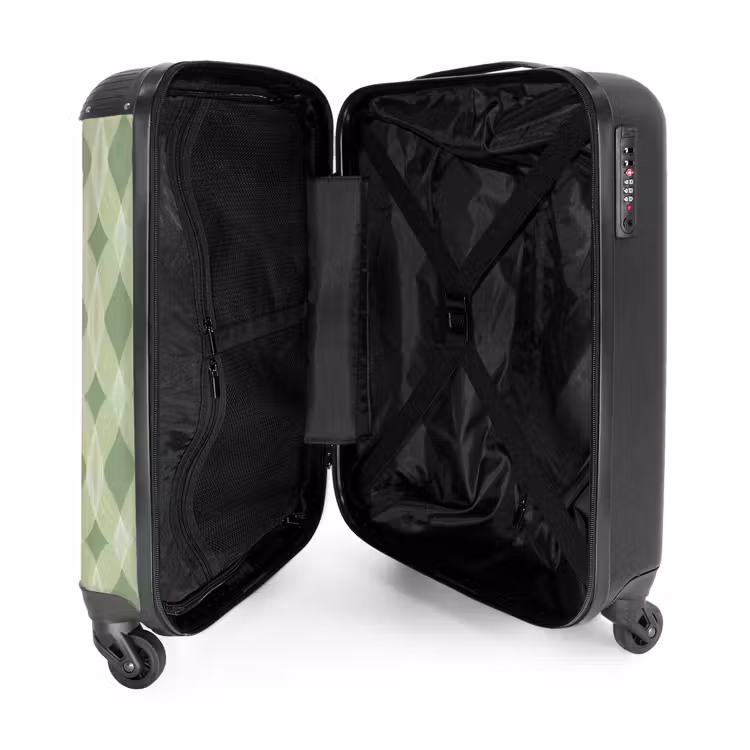 Suitcase - Foliage - Geometric - Organic - Latticework - Pattern — 3