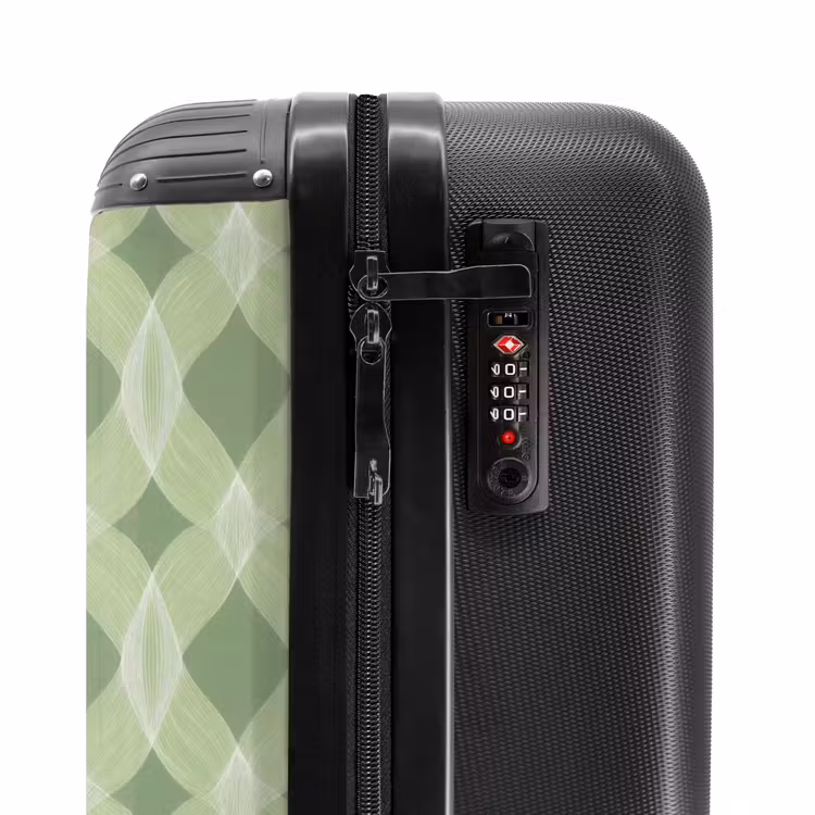 Suitcase - Foliage - Geometric - Organic - Latticework - Pattern — 5