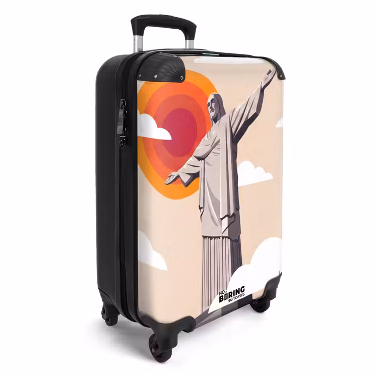 Suitcase - Monument - City - Sunset - Minimalist - Orange — 4