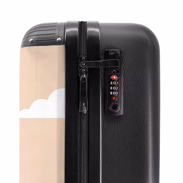 Suitcase - Monument - City - Sunset - Minimalist - Orange — 5