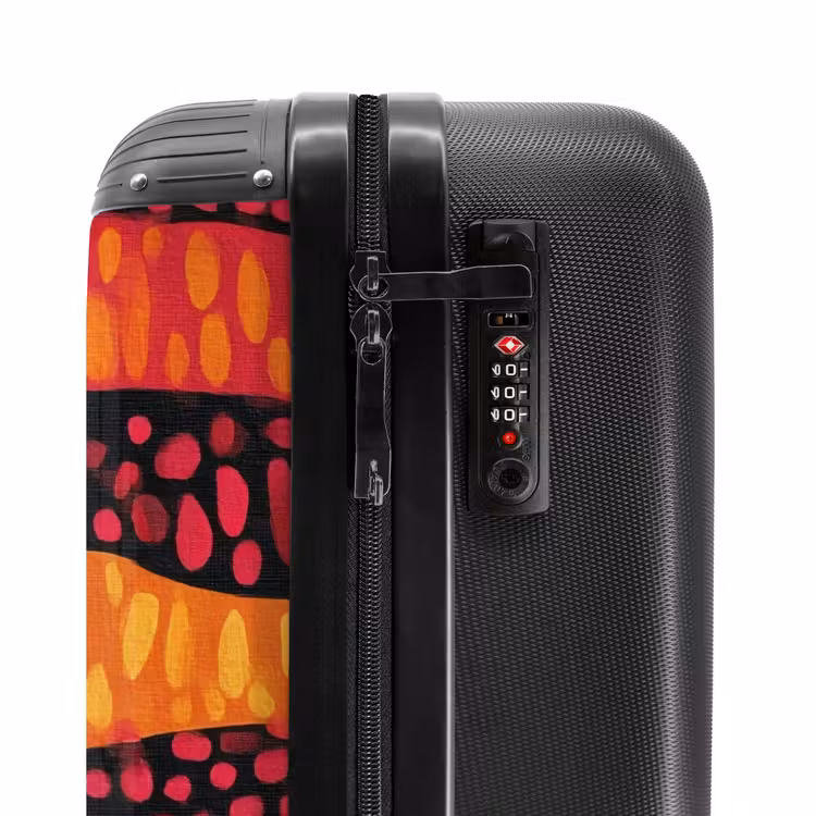 Suitcase - Orange - Pink - Expressive - Pattern — 5