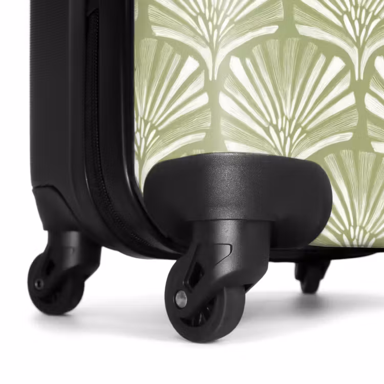 Suitcase - Salvia - Ginkgo Biloba - Fan - Pattern — 6