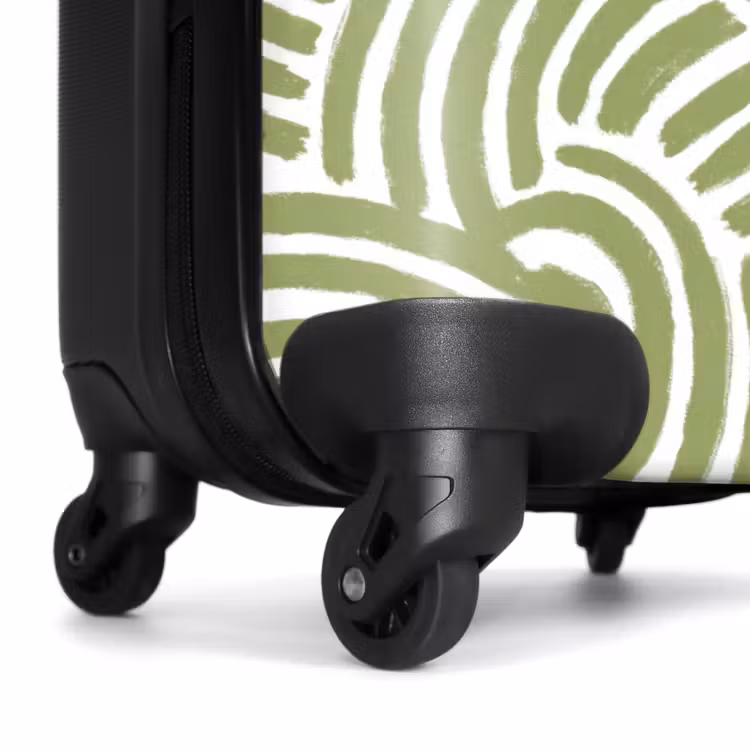 Suitcase - Salvia Green - Abstract - Arches - Hand-drawn - Pattern — 6
