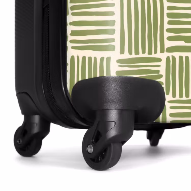 Suitcase - Salvia Green - Blocks - Hand-drawn - Pattern — 6