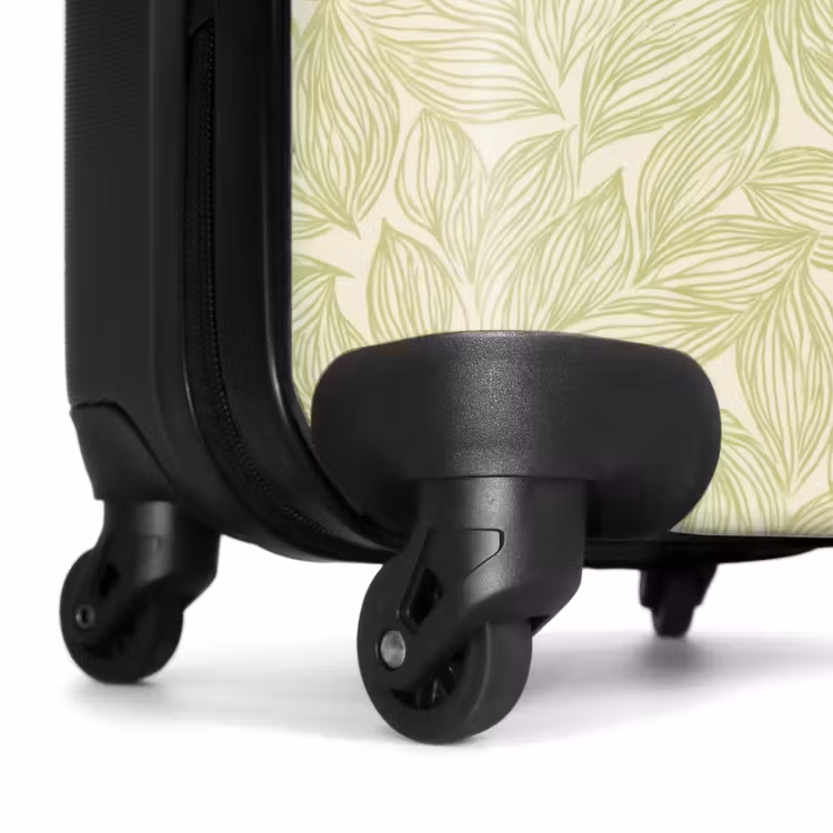 Suitcase - Salvia Green - Botanical - Leaves - Hand-drawn - Pattern — 6