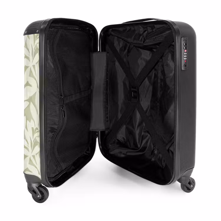 Suitcase - Salvia Green - Botanical - Minimalist - Pattern — 3
