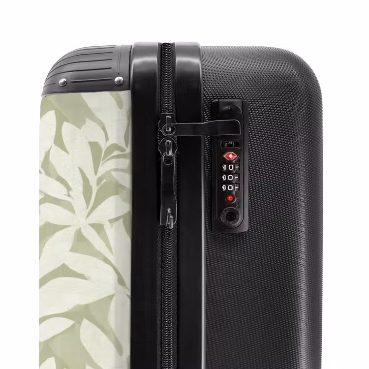 Suitcase - Salvia Green - Botanical - Minimalist - Pattern — 5
