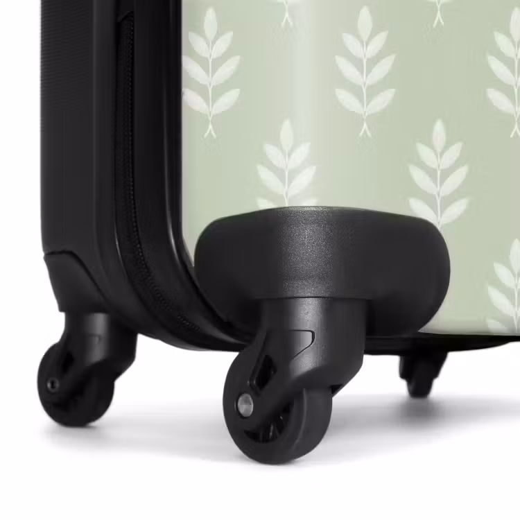 Suitcase - Salvia Green - Botanical - Twigs - Minimalist - Pattern — 6