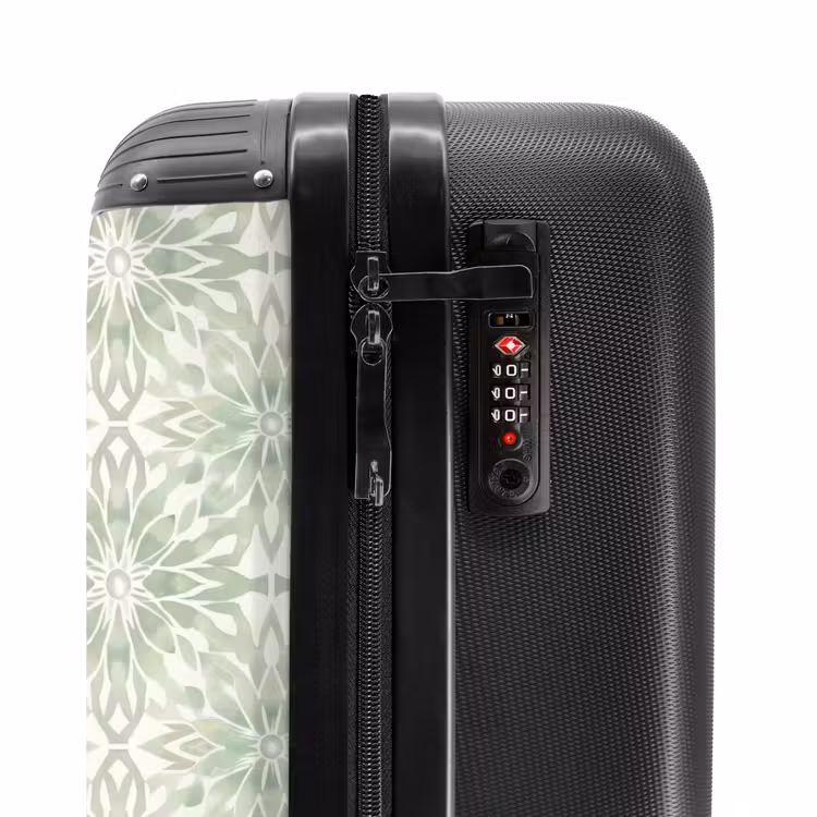 Suitcase - Salvia Green - Symmetrical - Mandala - Ornament - Pattern — 5
