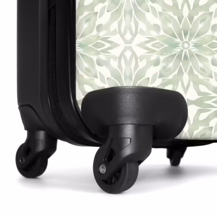 Suitcase - Salvia Green - Symmetrical - Mandala - Ornament - Pattern — 6