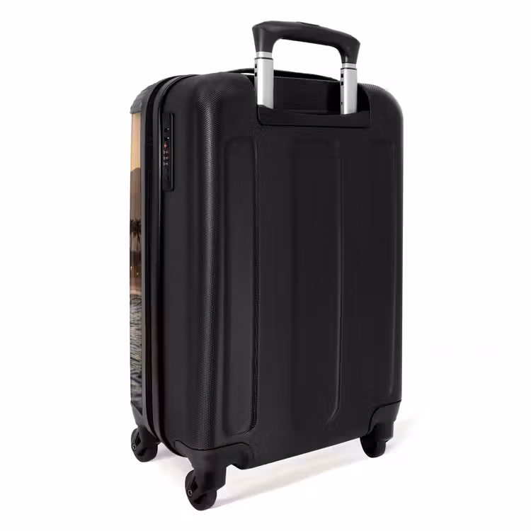 Suitcase - Sea - Waves - Sunset - Coast - Gold — 2