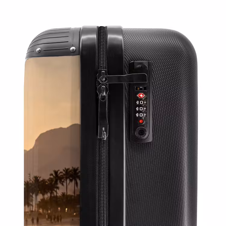 Suitcase - Sea - Waves - Sunset - Coast - Gold — 5