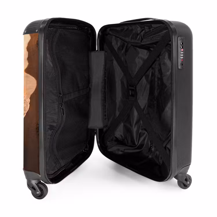 Suitcase - Surfer - Beach - Sunset - Ocean - Gold — 3