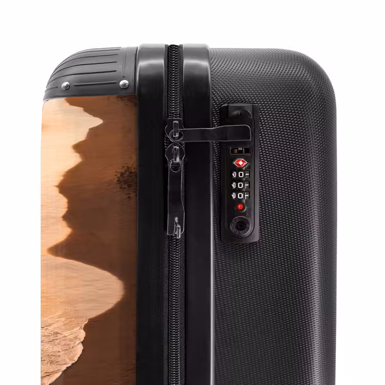 Suitcase - Surfer - Beach - Sunset - Ocean - Gold — 5