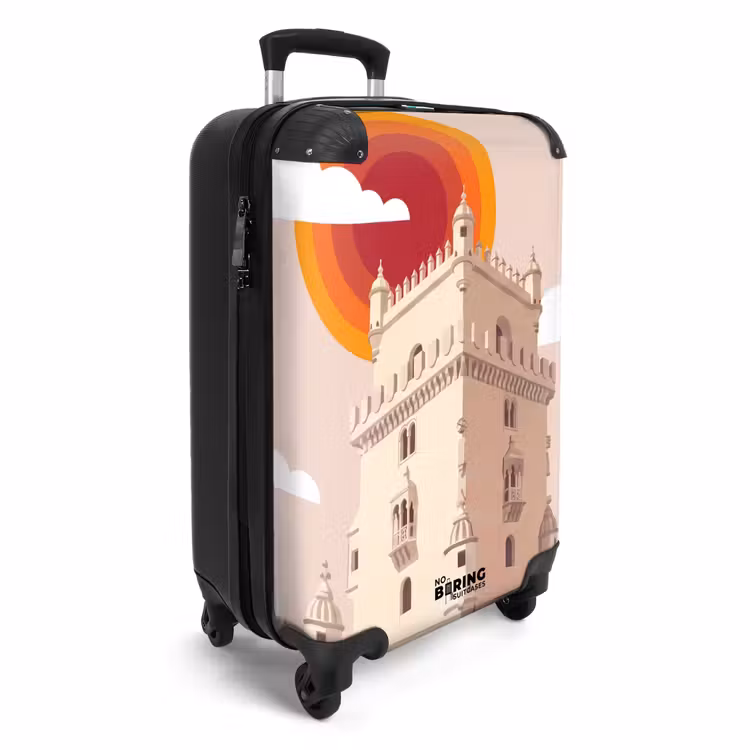 Suitcase - Tower - River - Architecture - Modern - Orange — 4
