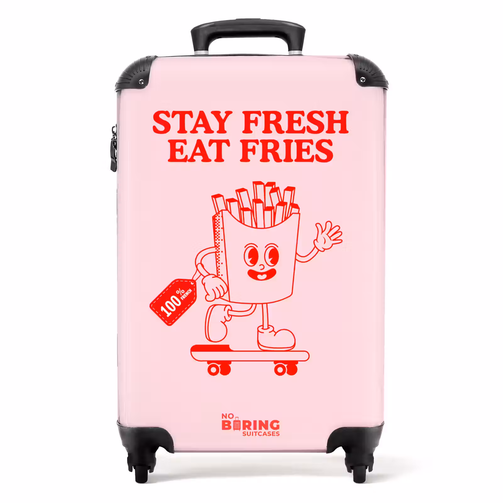 Suitcase - Pink - French Fries - Red — 1