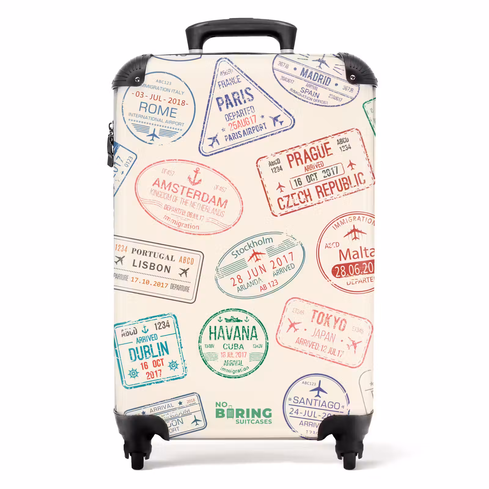 Suitcase - Stamps - Colorful - Countries — 1