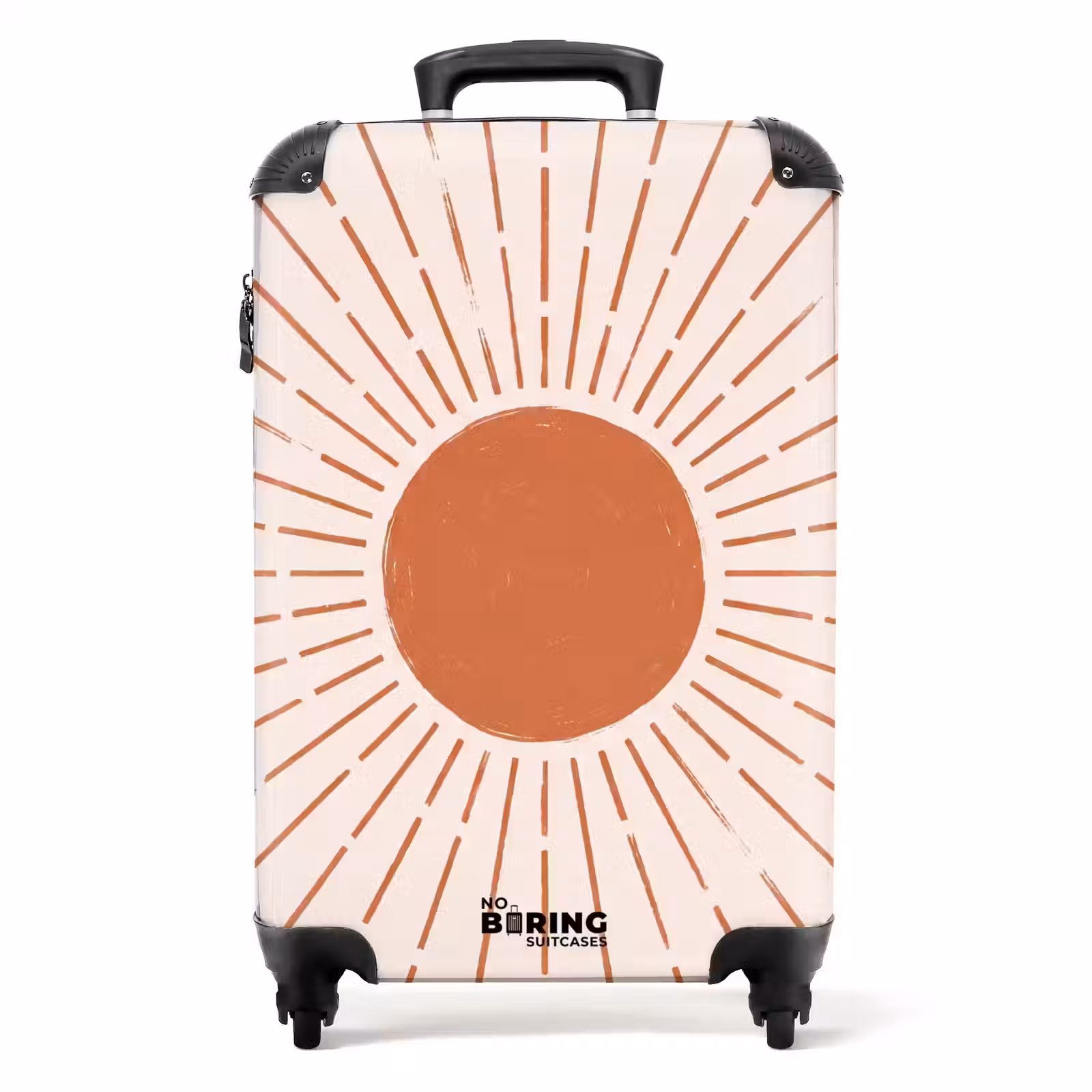 Suitcase - Sun - Rays - Abstract - Terracotta - Modern — 1