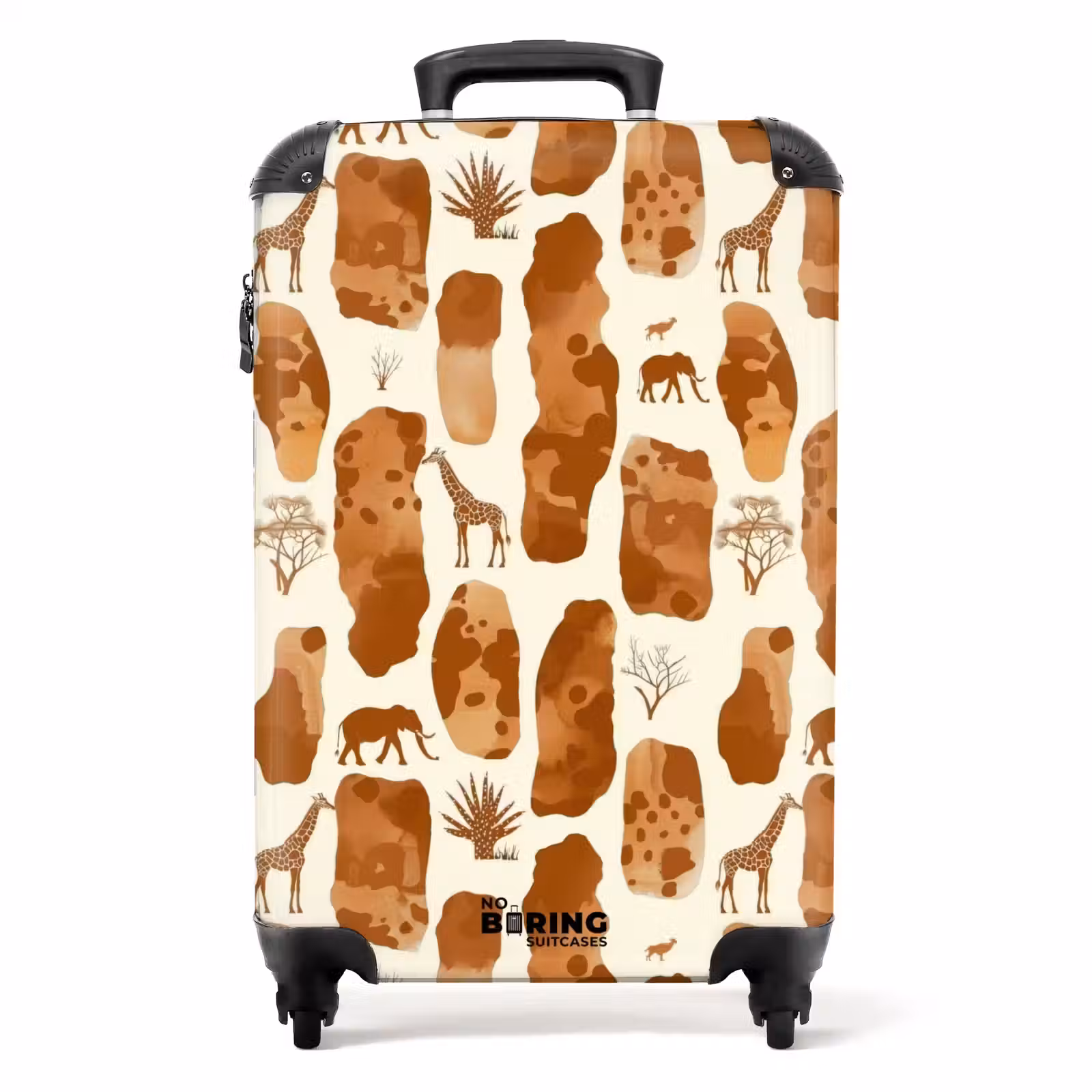 Suitcase - Terracotta - Safari - Animals - Pattern — 1