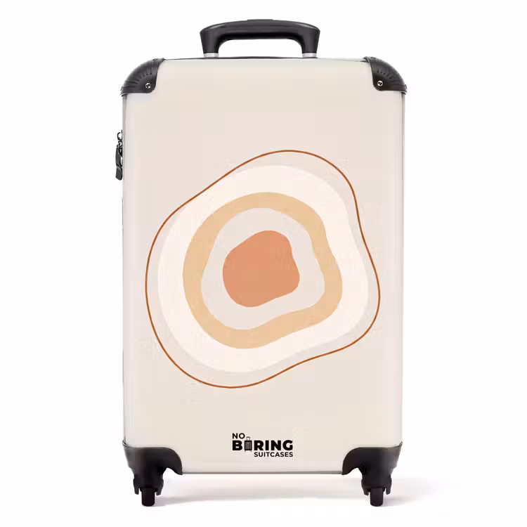 Suitcase - Abstract - Organic - Modern - Beige - Art — 1