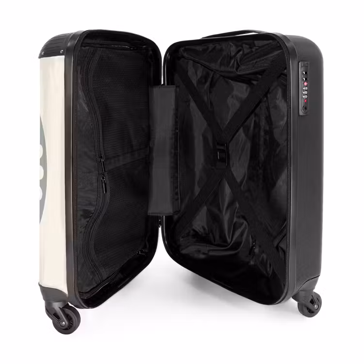 Suitcase - Abstract - Pattern - Radial - Modern - Green — 3