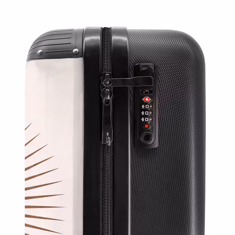 Suitcase - Abstract - Sun - Symbol - Modern - Beige — 5