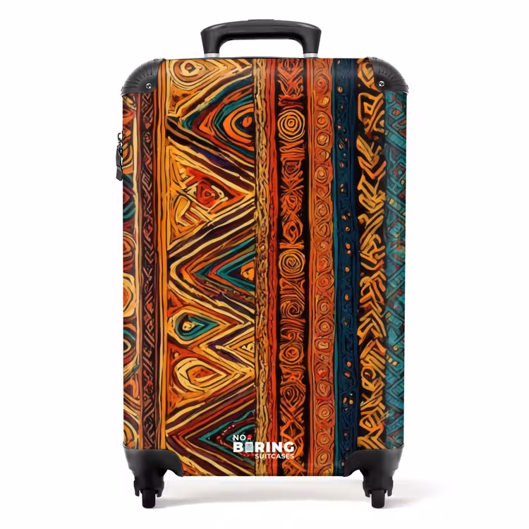 Suitcase - Colorful - Ethnic - Folkloric - Patterned — 1