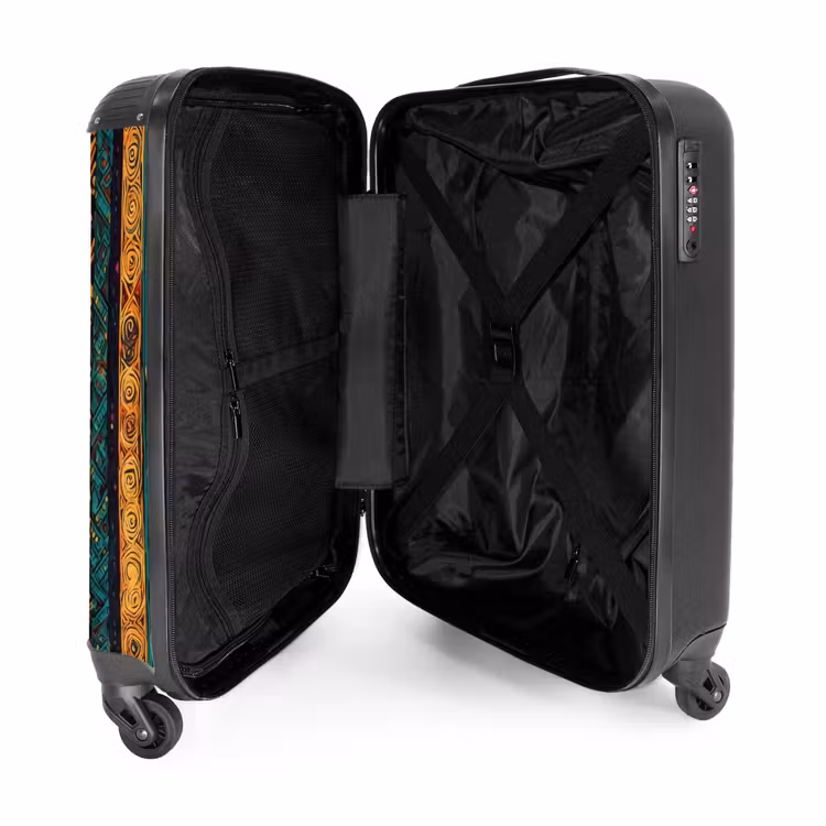 Suitcase - Colorful - Ethnic - Folkloric - Patterned — 3