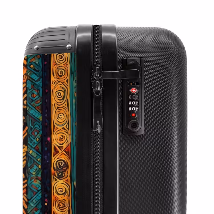 Suitcase - Colorful - Ethnic - Folkloric - Patterned — 5