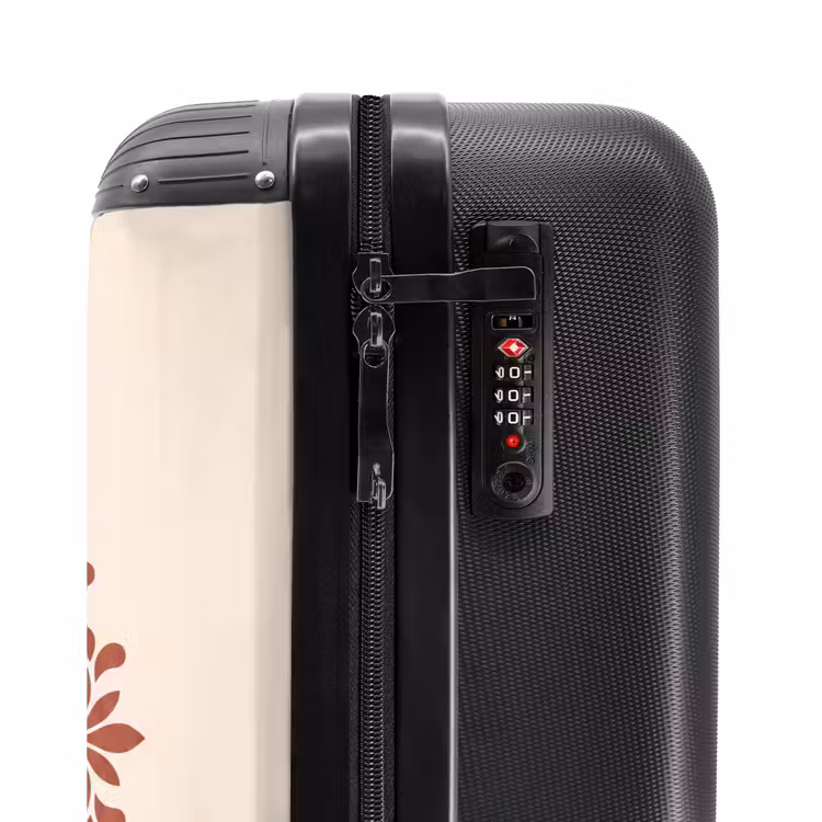 Suitcase - Decoration - Circle - Symmetrical - Modern - Reddish-brown — 5