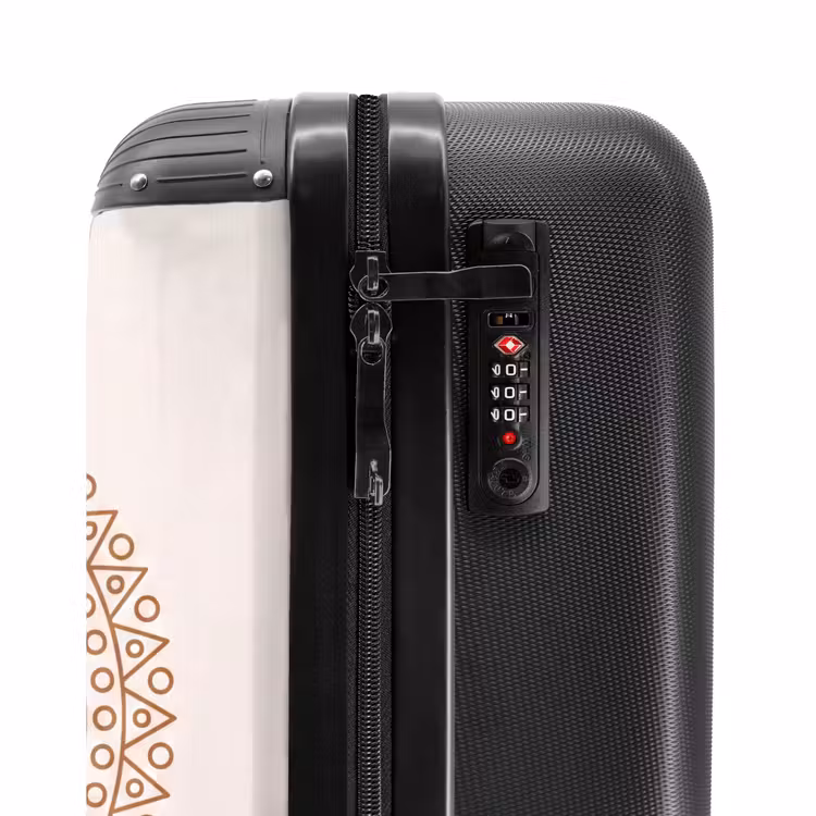 Suitcase - Mandala - Geometric - Abstract - Oriental - Brown — 5