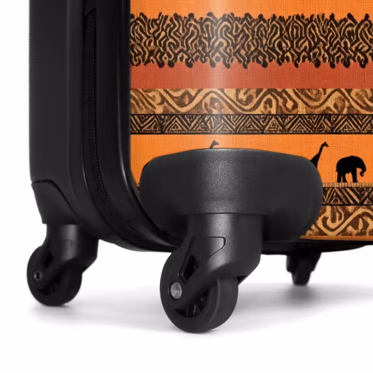 Suitcase - Orange - Safari - Afrikaans - Animals - Pattern — 6